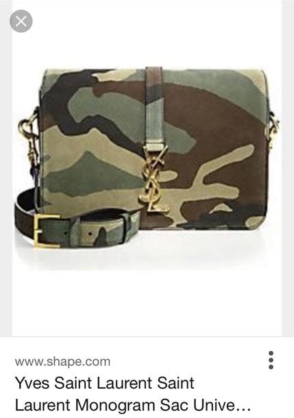 borsa ysl camouflage